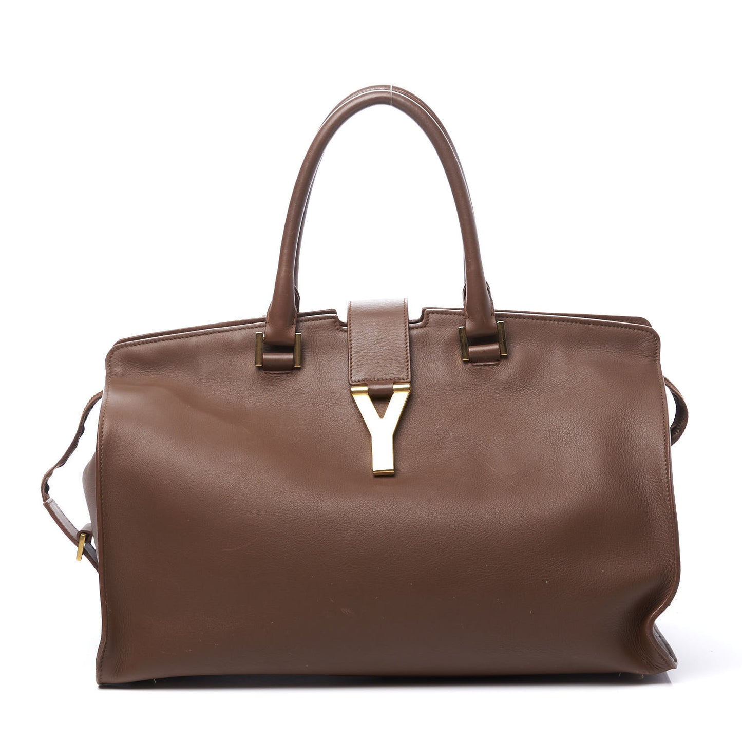 Calfskin Medium Classic Y Cabas Brown