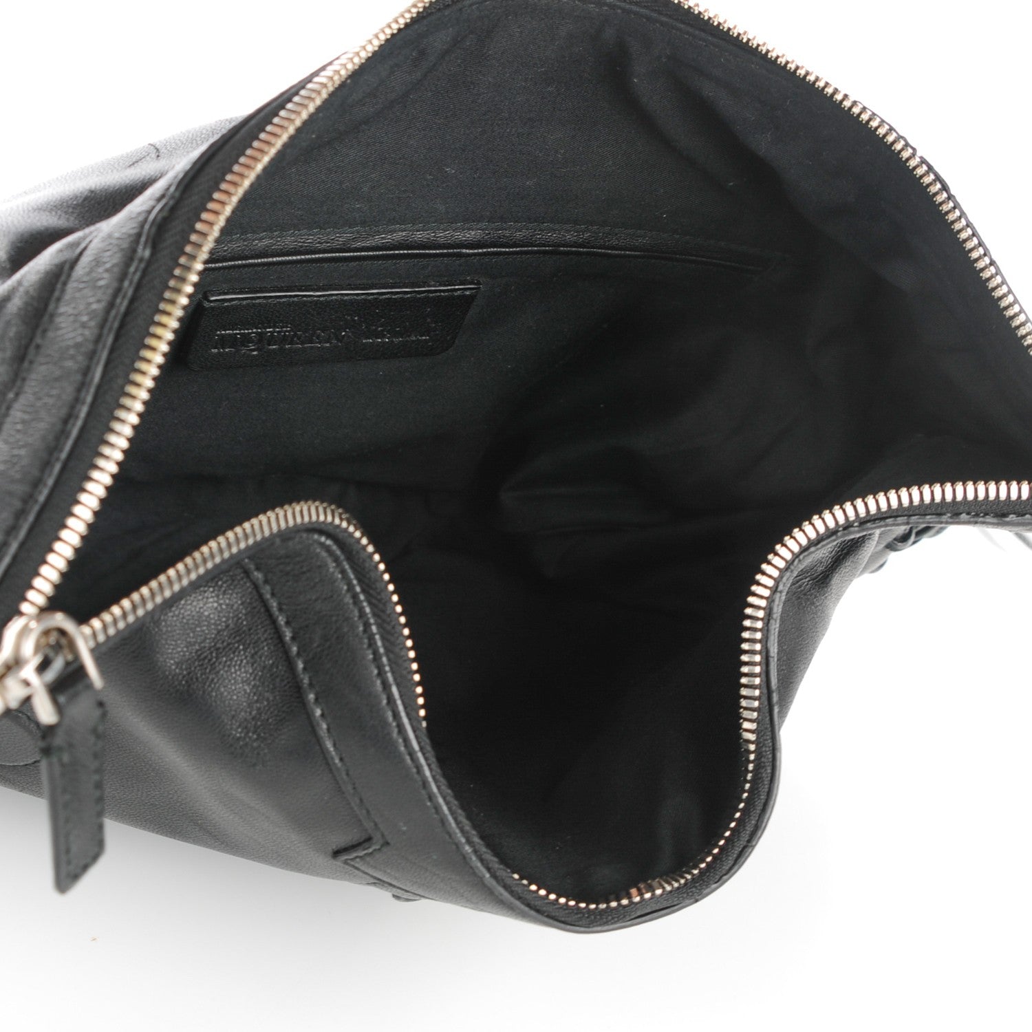 Alexander McQueen Lambskin Lace Up De Manta Clutch Black 5 of 7