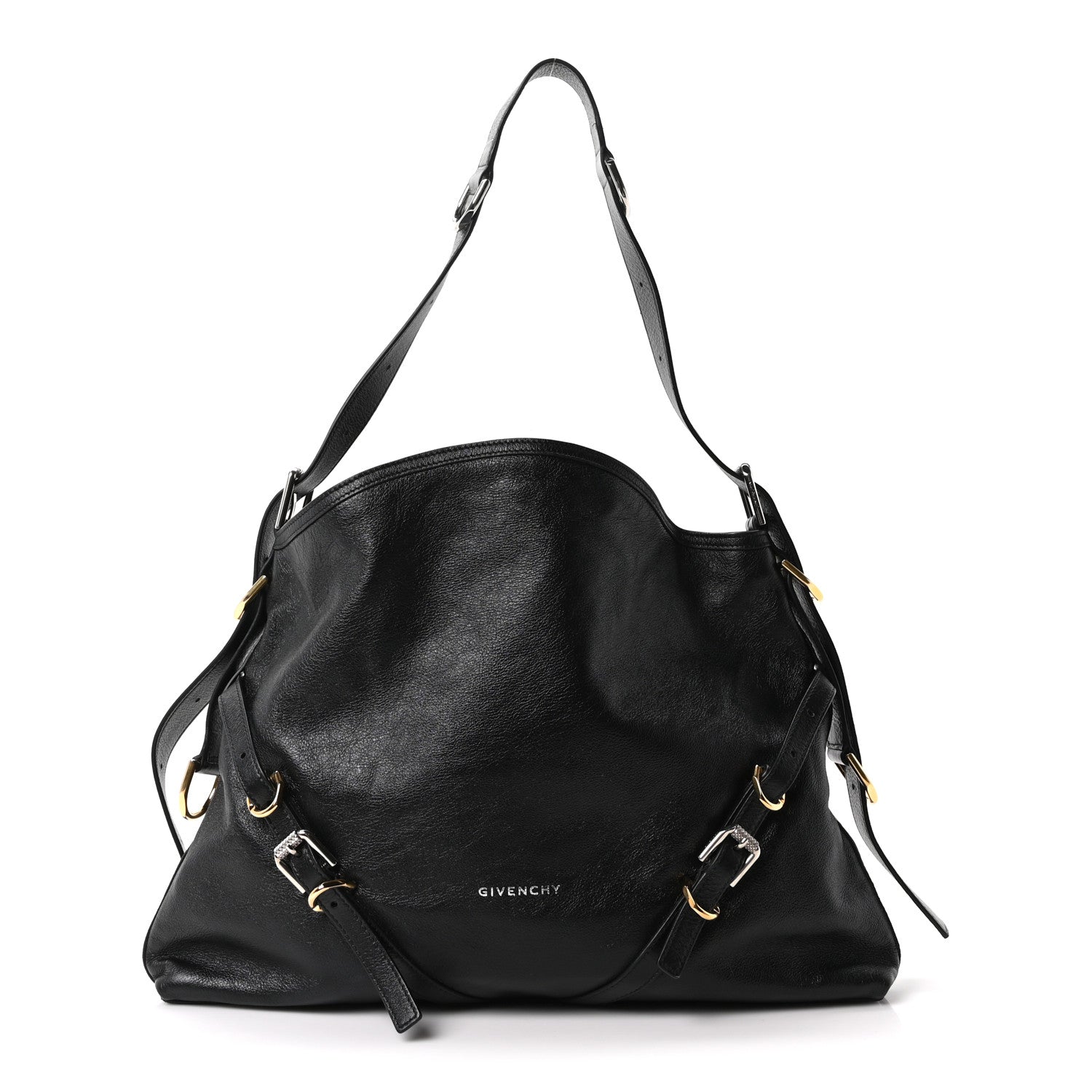 Givenchy Calfskin Medium Voyou Bag Black 1 of 10