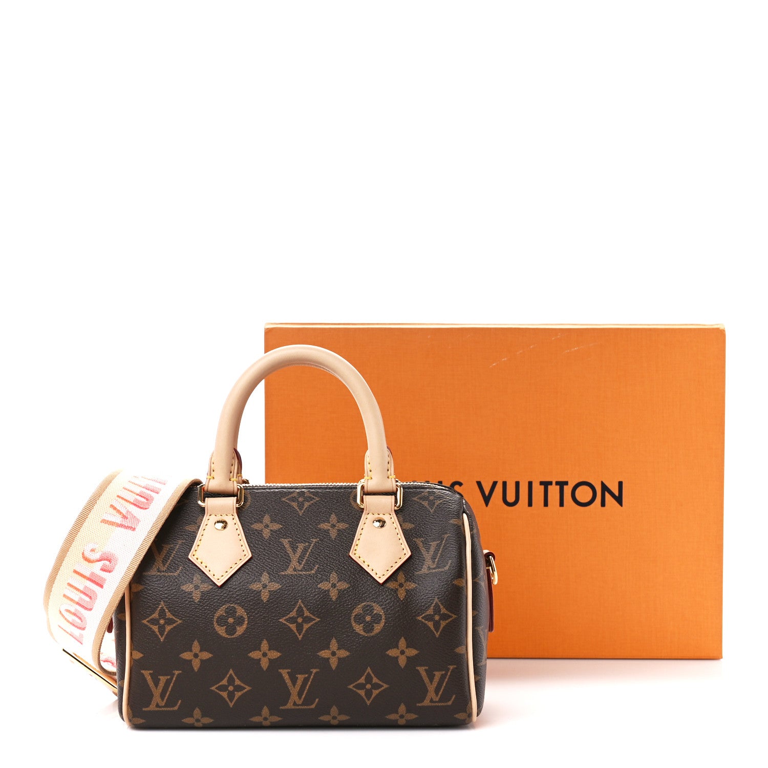 Louis Vuitton Monogram Speedy Bandouliere 20 Pink Orange 11 of 11