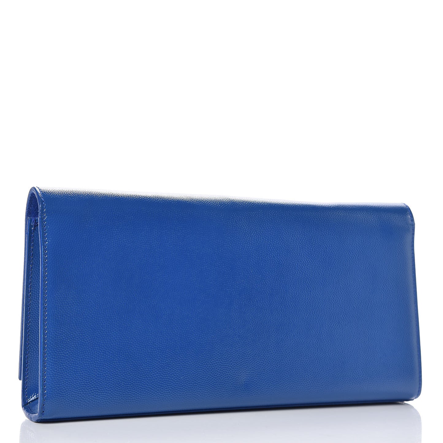 Patent Grain De Poudre Classic Monogram Cassandre Clutch Blue