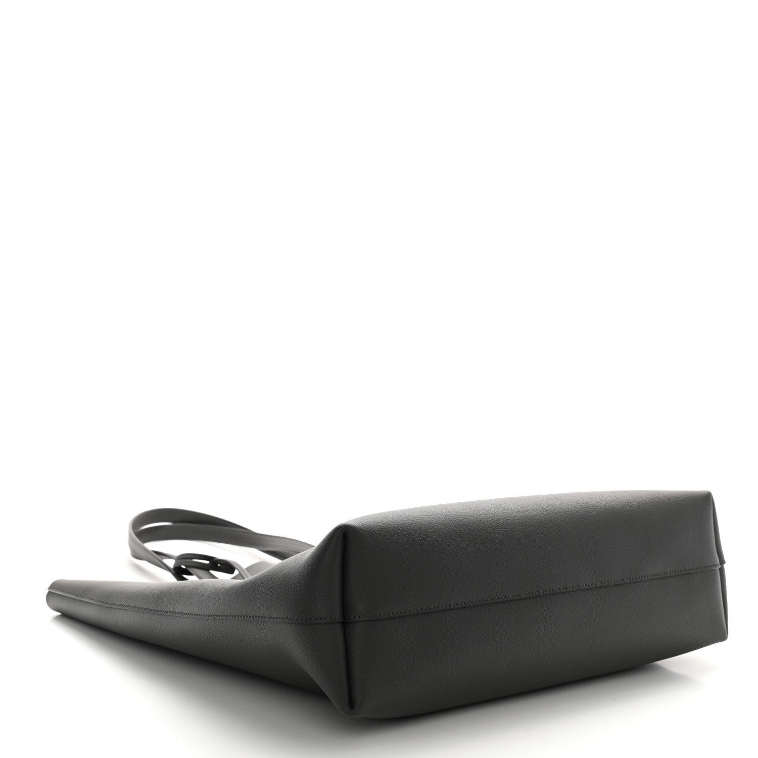 Saint Laurent Calfskin North-South Shopping Tote Storm 4 of 11