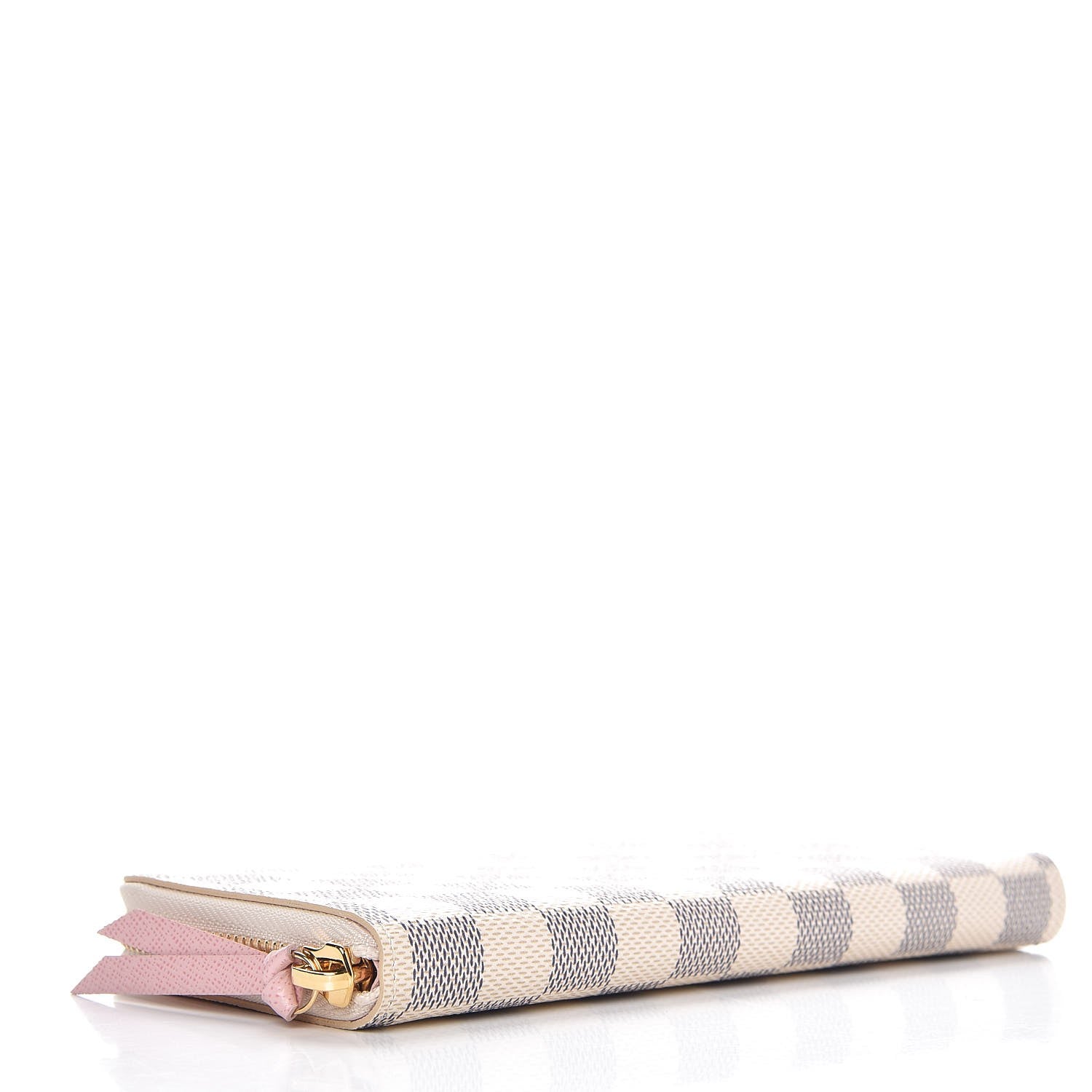 Louis Vuitton Damier Azur Clemence Wallet Rose Ballerine 4 of 8