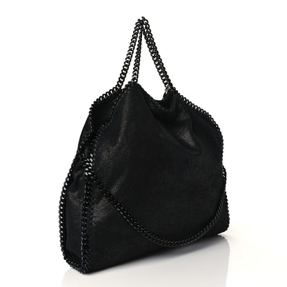 Stella McCartney Shaggy Deer Falabella Fold Over Tote Black 2 of 9