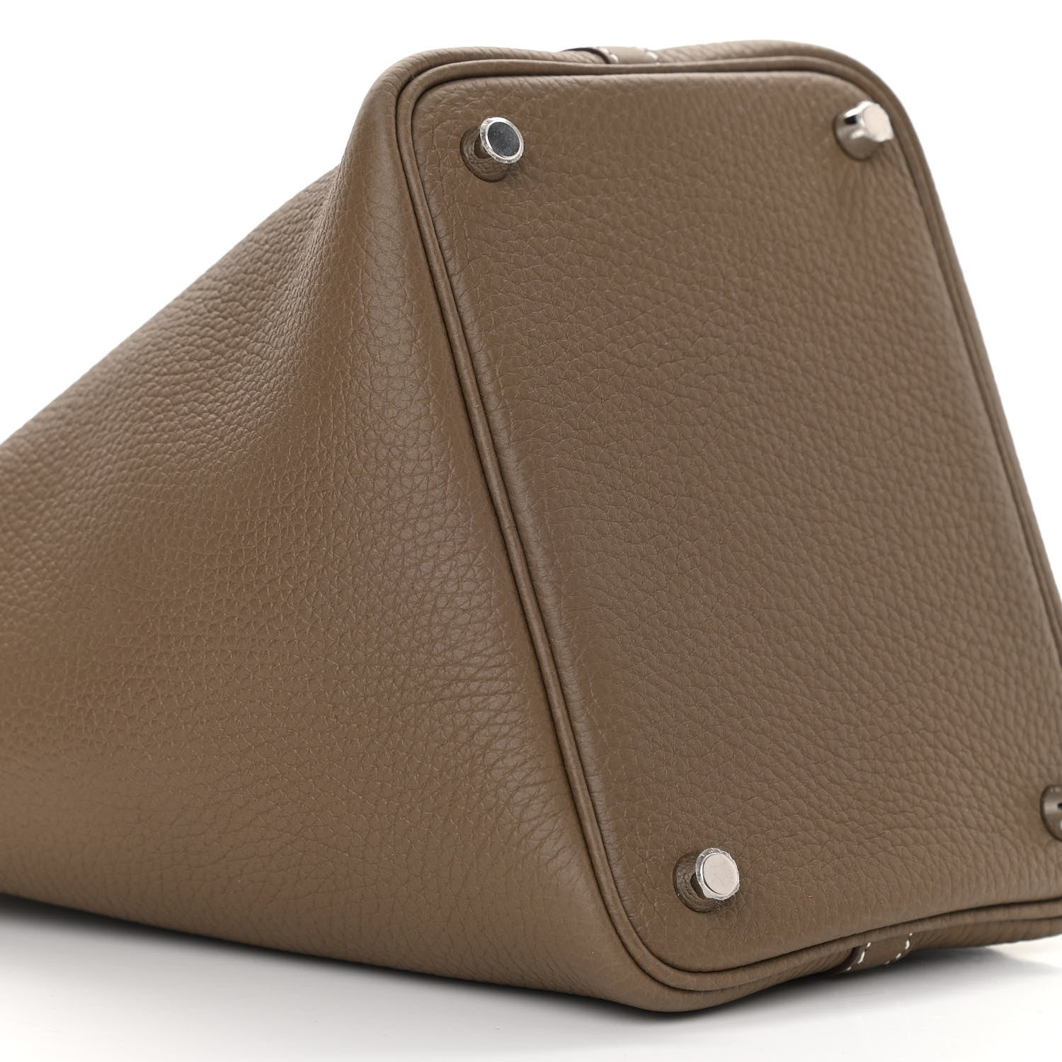 Hermes Taurillon Clemence Picotin Lock 18 PM Etoupe 9 of 11