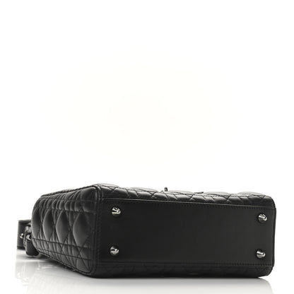 Christian Dior Lambskin Cannage Small My ABCDior Lady Dior Black 4 of 9