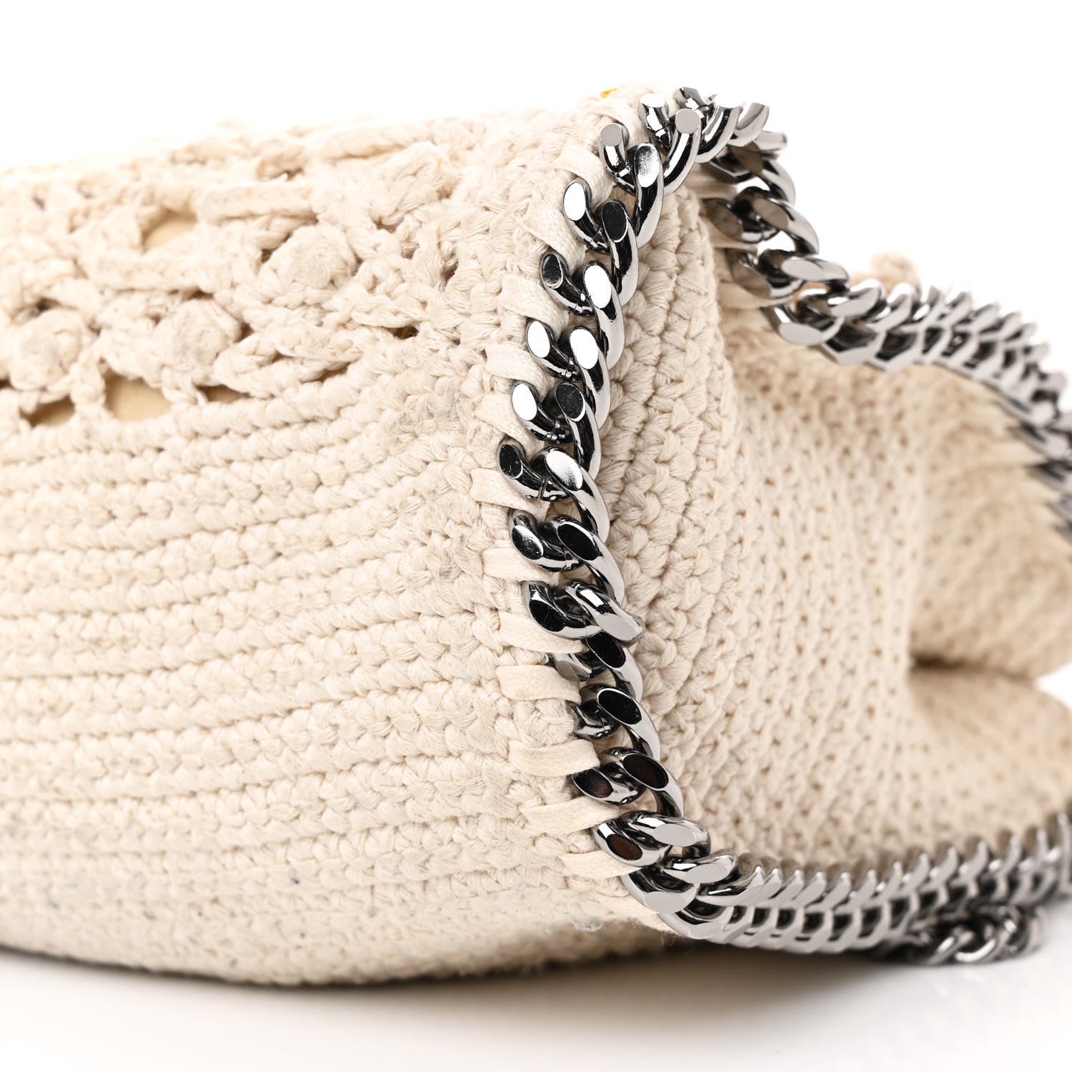 Stella McCartney Mini Falabella Fold Over Tote Natural 10 of 10