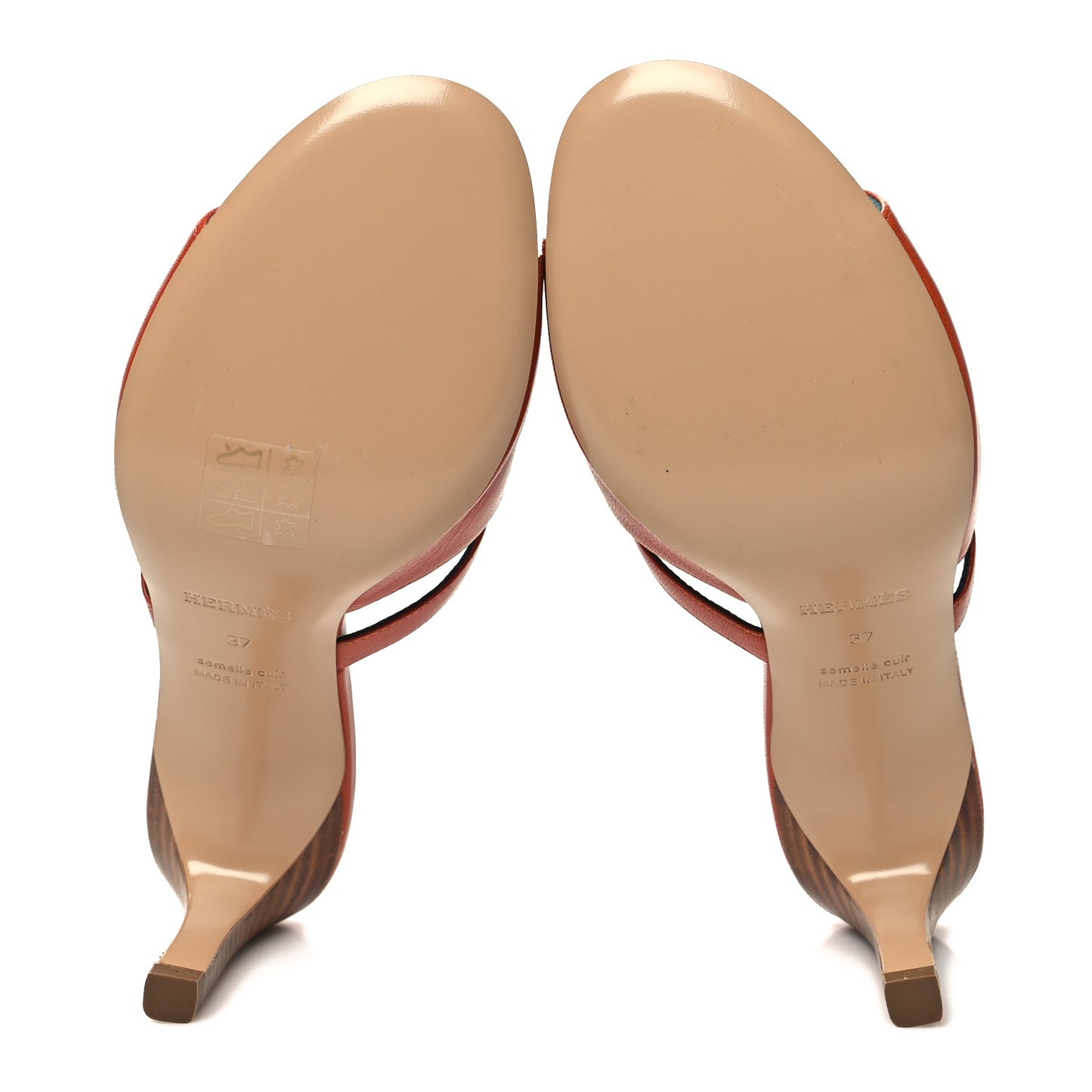 Goatskin Cute Sandals 37 Rouge Clay