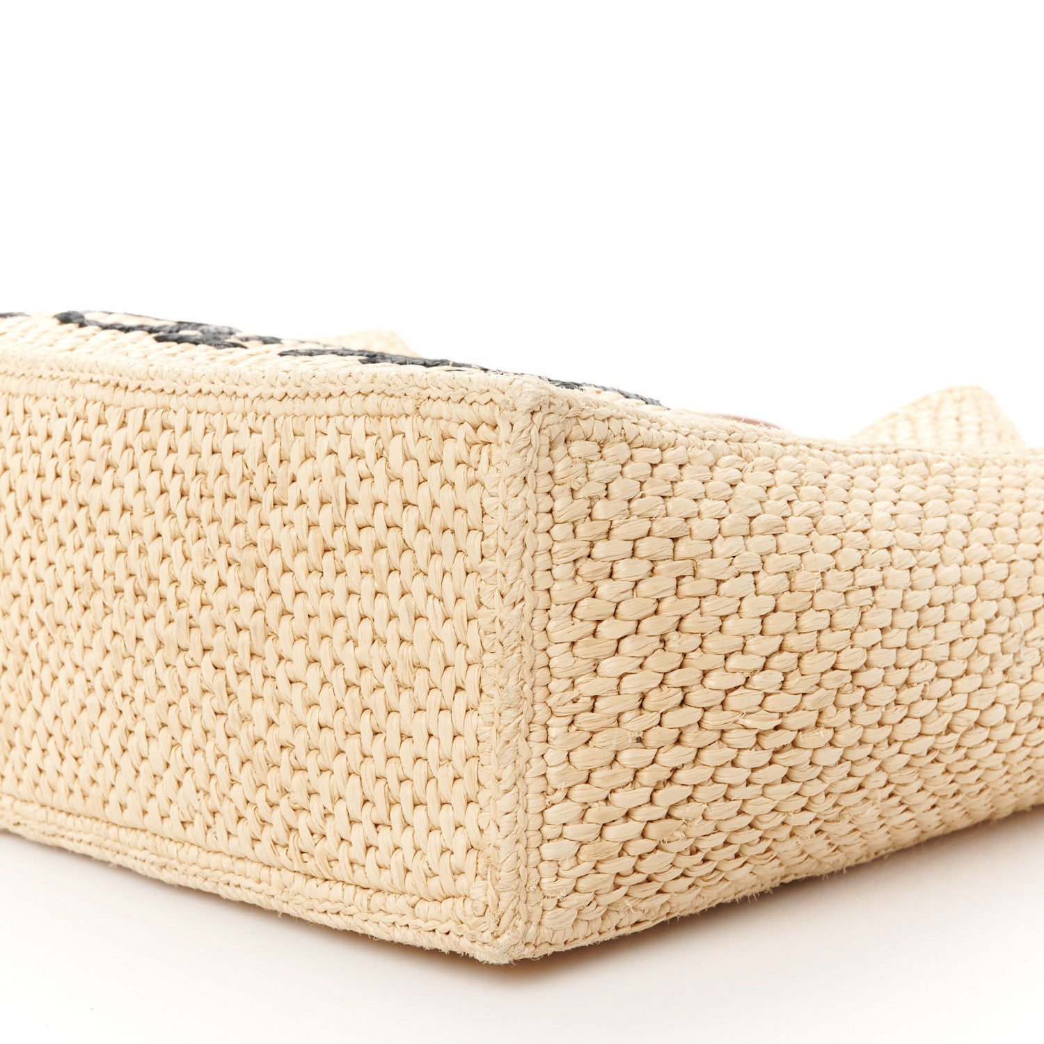 Loewe Raffia Small Paula's Ibiza Logo Tote Natural Tan 9 of 9