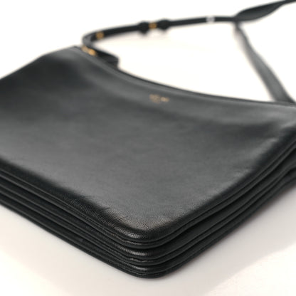 Celine Lambskin Small Trio Crossbody Bag Black 10 of 11