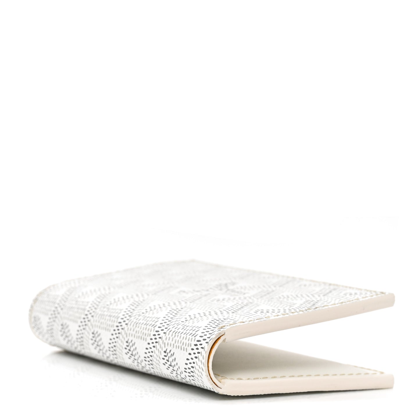 Goyardine Saint Pierre Card Holder White