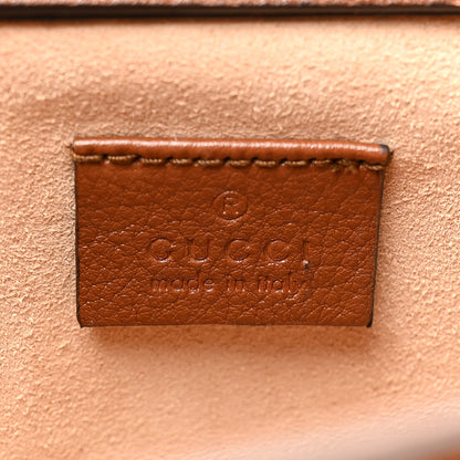 Gucci Wonka Grain Calfskin Mini Diana Tote Bag Cuir Yellow Fluo 6 of 12