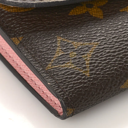 Louis Vuitton Monogram Emilie Wallet Rose Ballerine 7 of 9