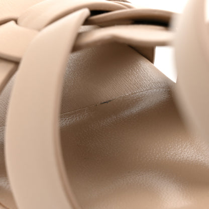 Saint Laurent Calfskin Tribute 75 Platform Sandals 38.5 Nude Powder 11 of 12