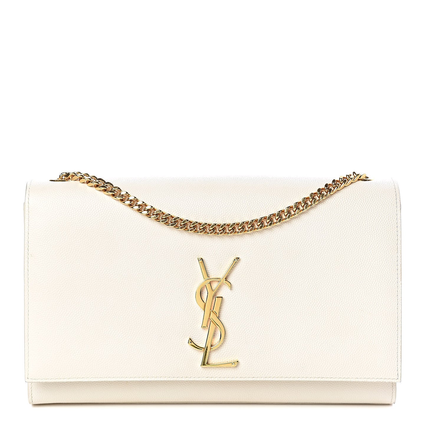 Grain De Poudre Medium Classic Monogram Kate Satchel Porcellana
