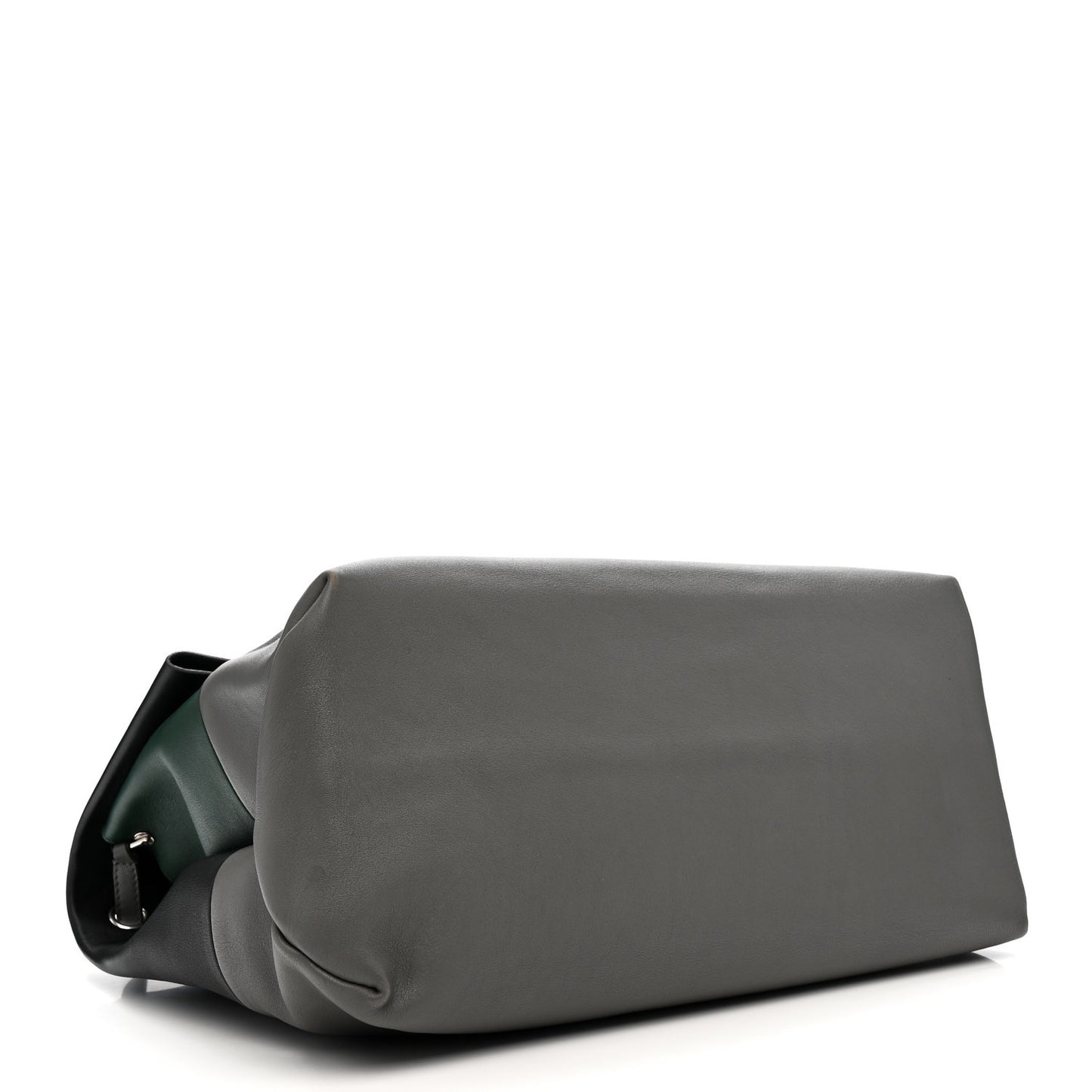 Calfskin All Soft Shoulder Bag Black Grey Green