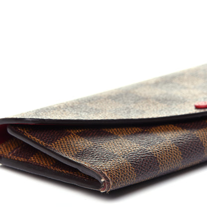 Louis Vuitton Damier Ebene Josephine Wallet Red 7 of 11