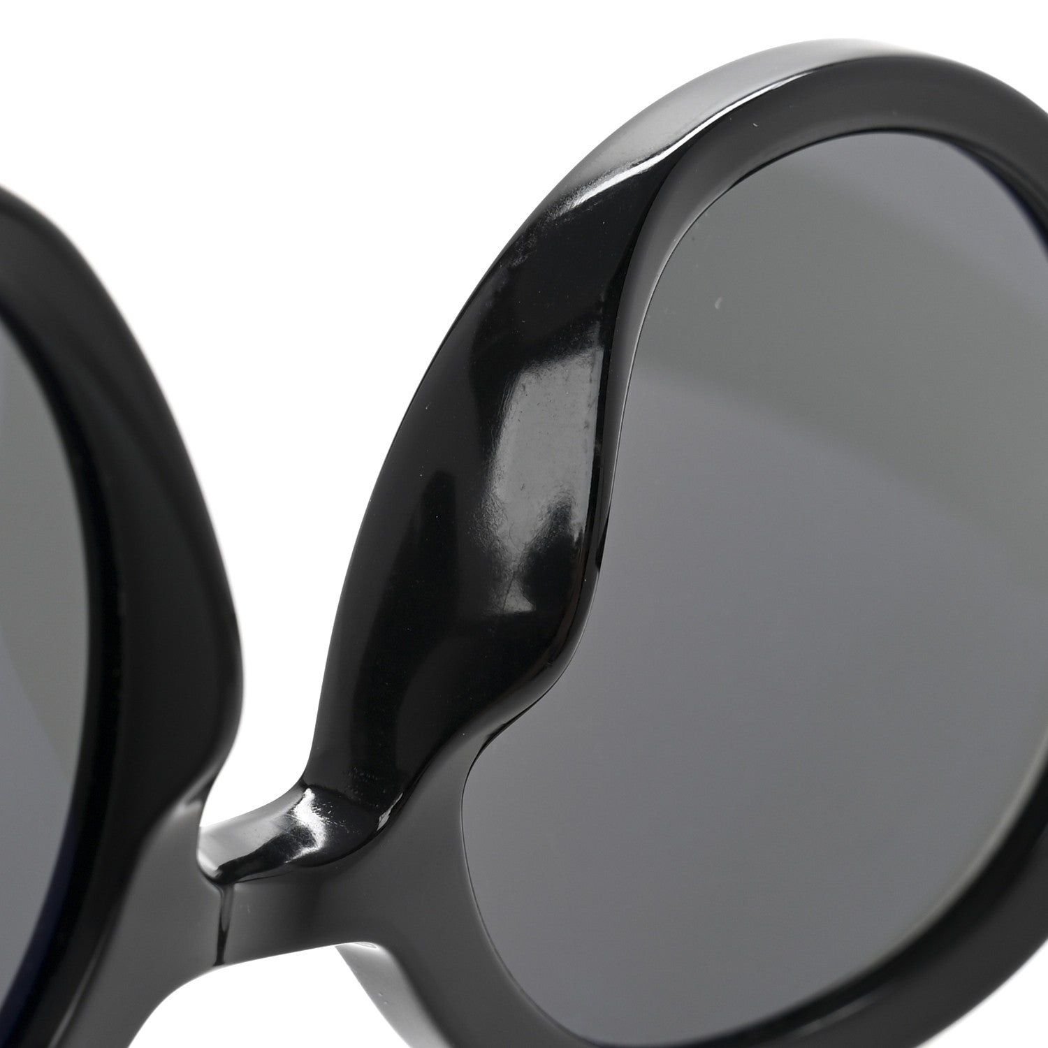 Chanel Acetate Polarized Round Sunglasses 5522U Black 9 of 10