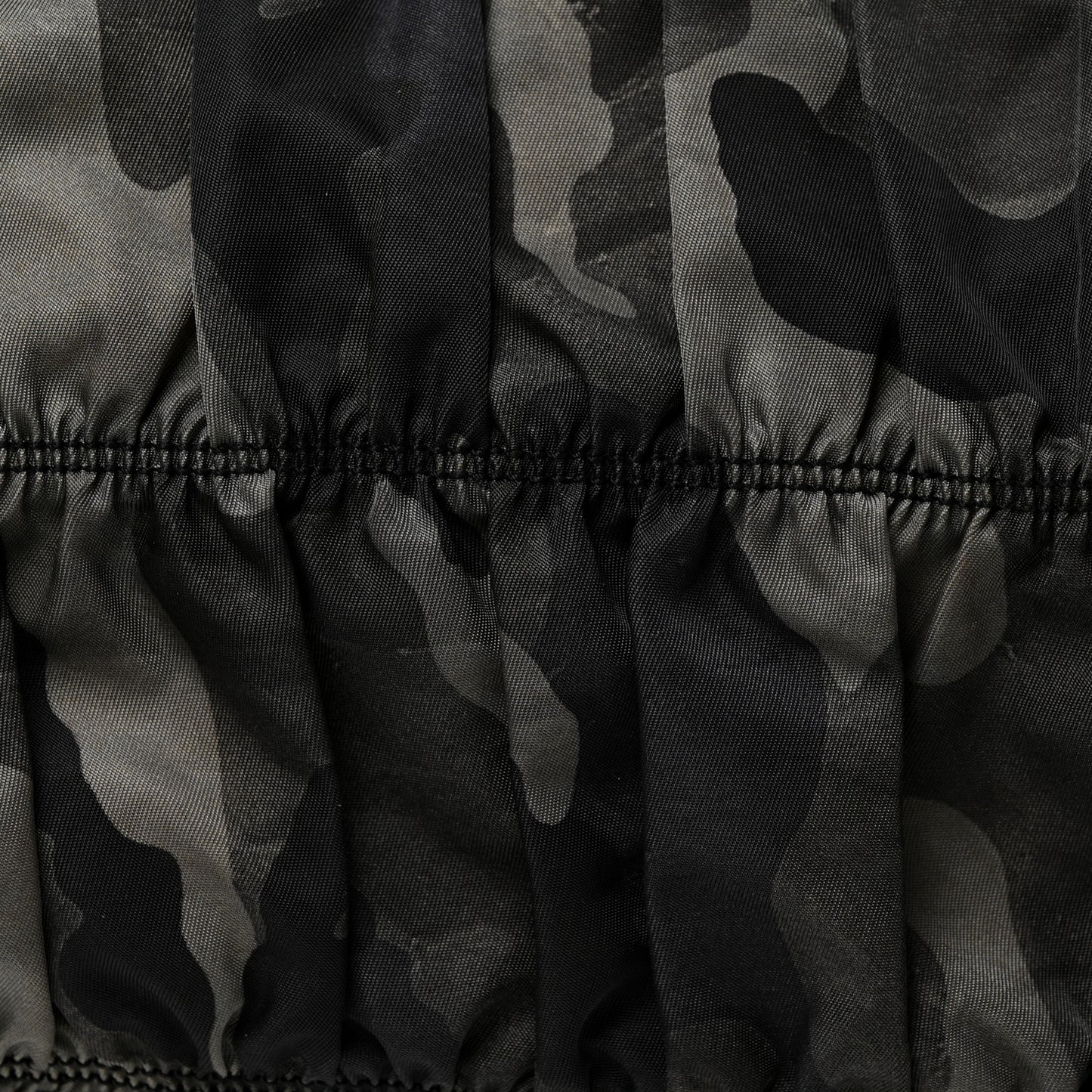Tessuto Nylon Gaufre Camouflage Tote Fumo