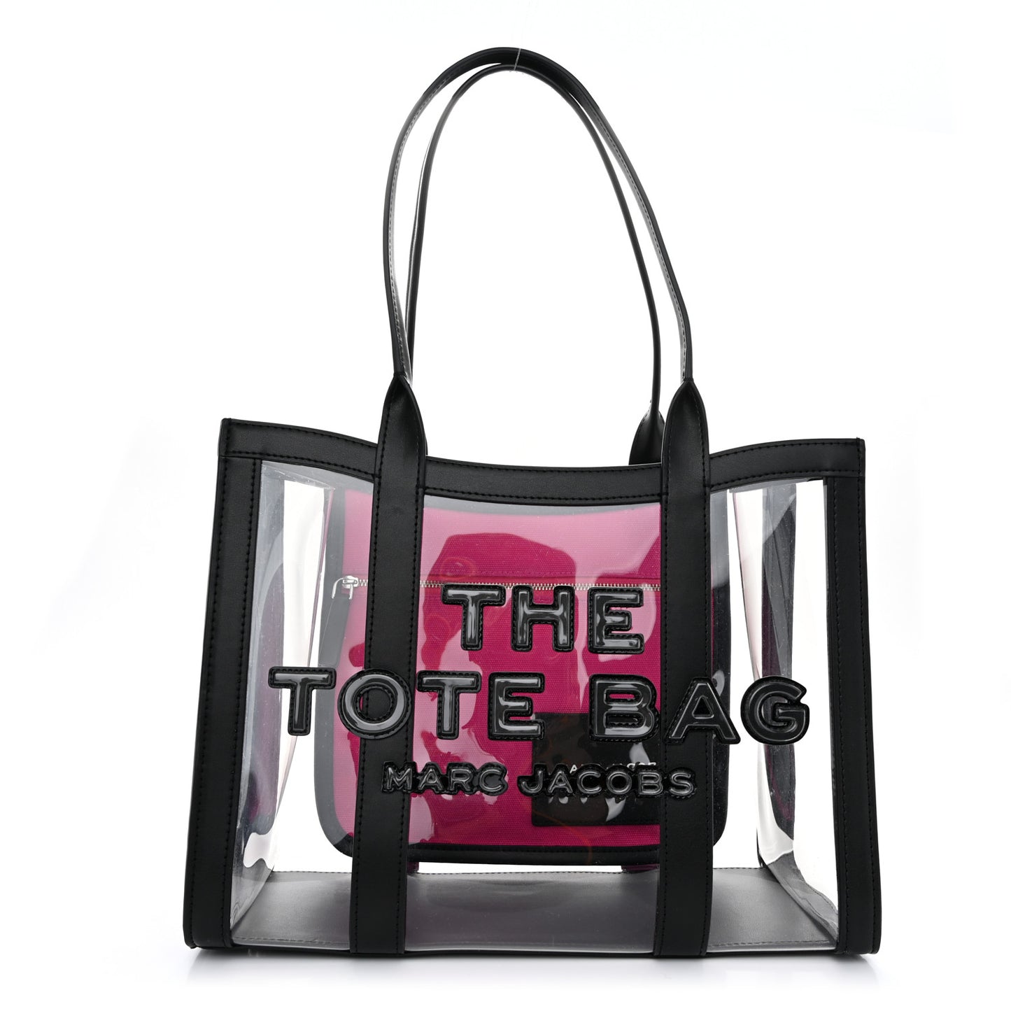 PVC The Medium Tote Bag Black