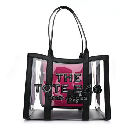 Marc Jacobs PVC The Medium Tote Bag Black 1 of 9
