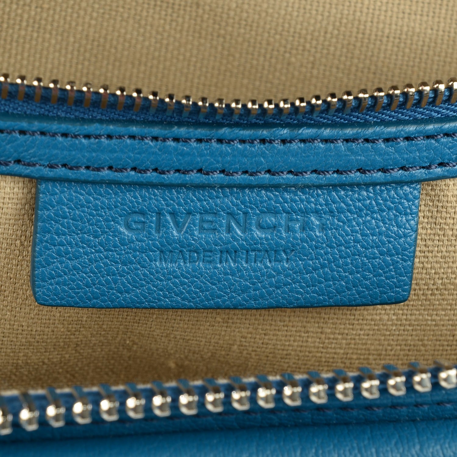 Givenchy Sugar Goatskin Medium Antigona Medium Blue 8 of 9