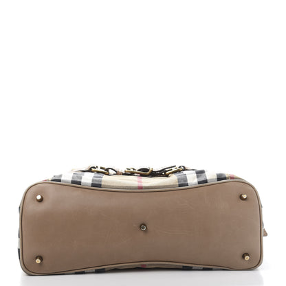 Burberry House Check Sheldon Tote Tan 5 of 13