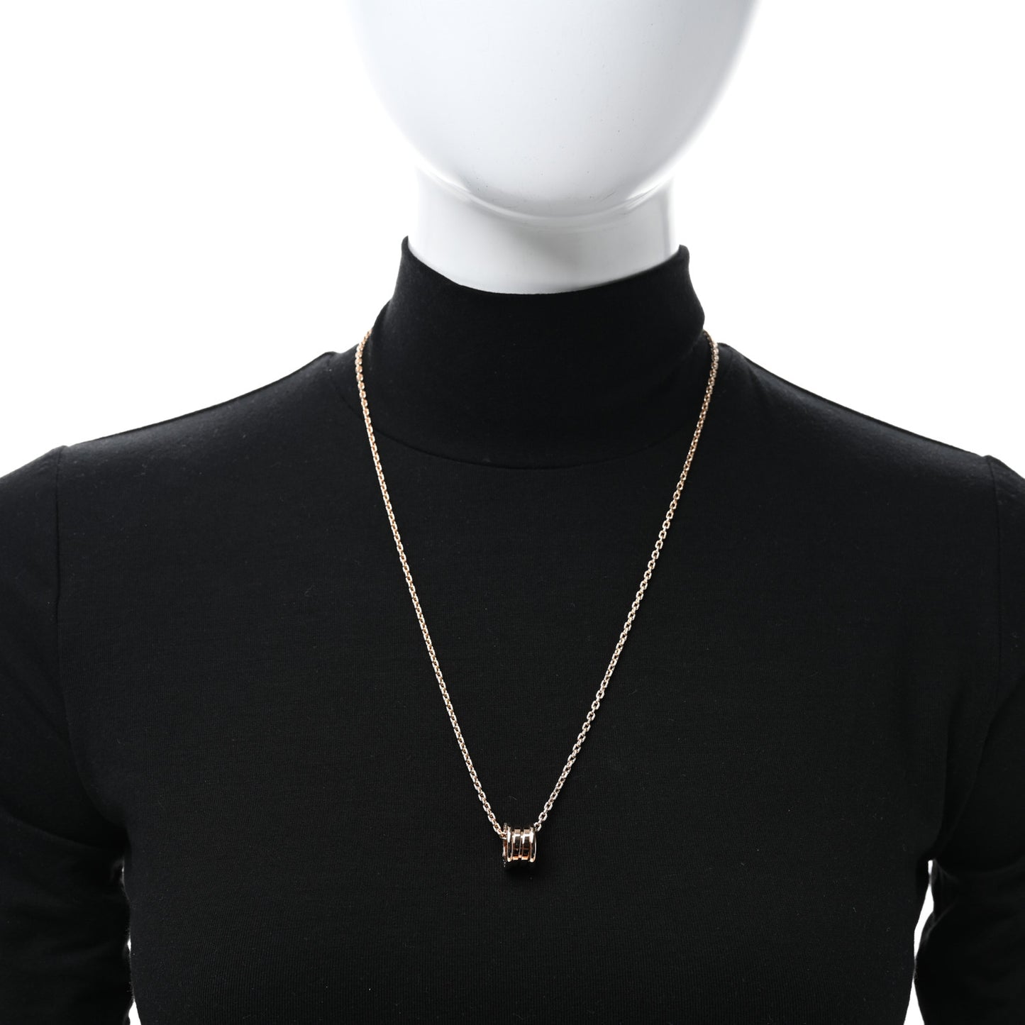 18K Rose Gold B.Zero1 Pendant Necklace