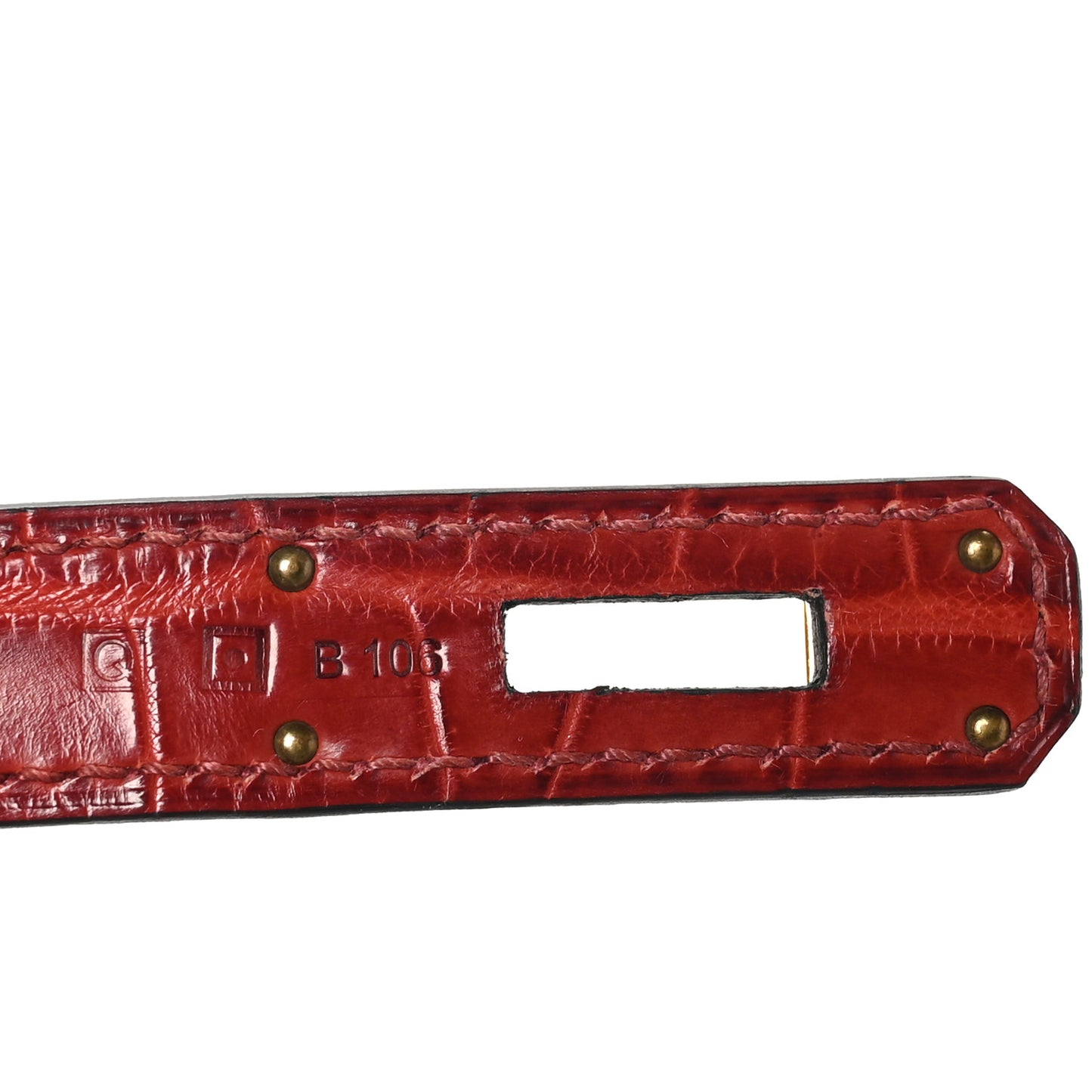 Matte Niloticus Crocodile Birkin 35 Rouge H
