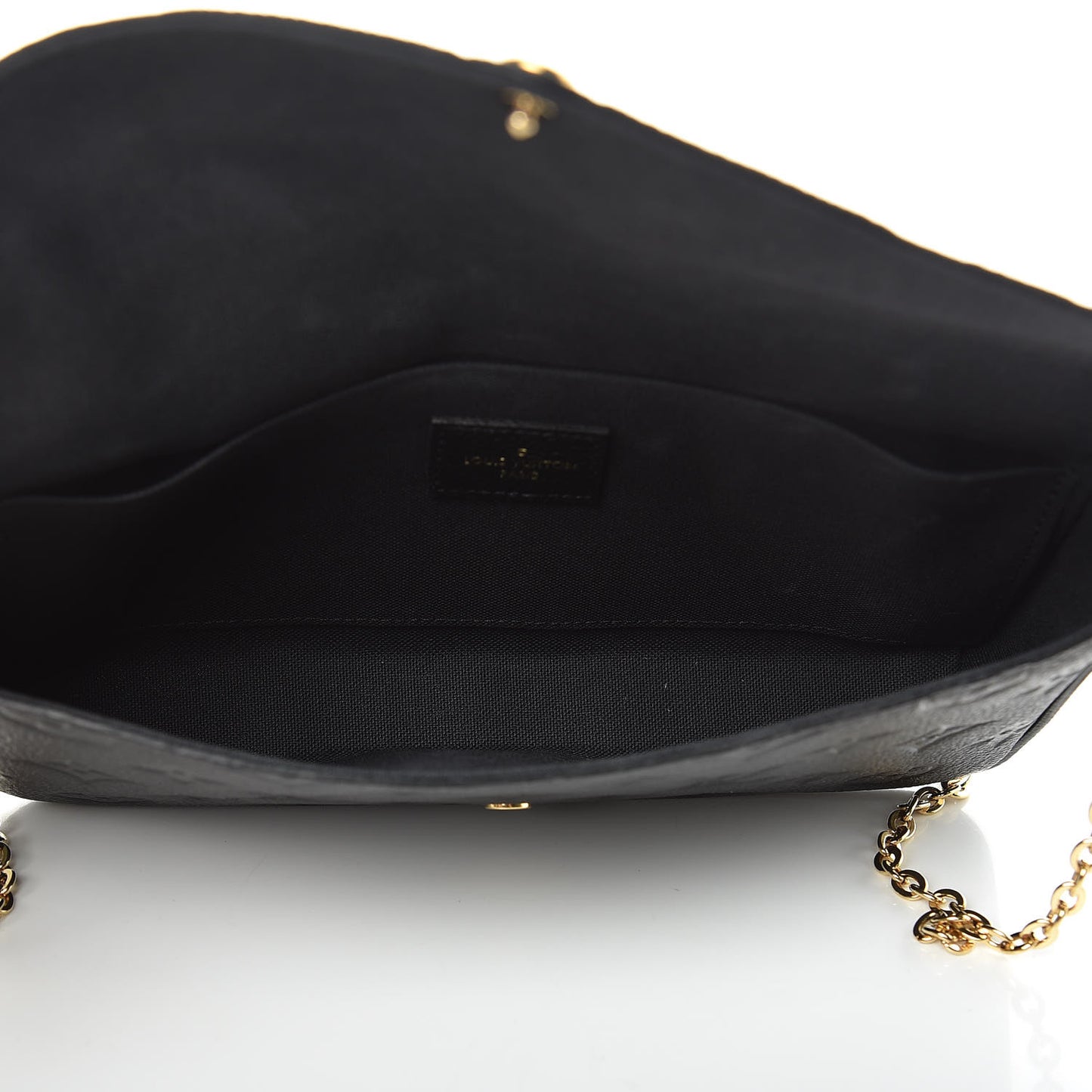 Empreinte Pochette Felicie Chain Wallet Black