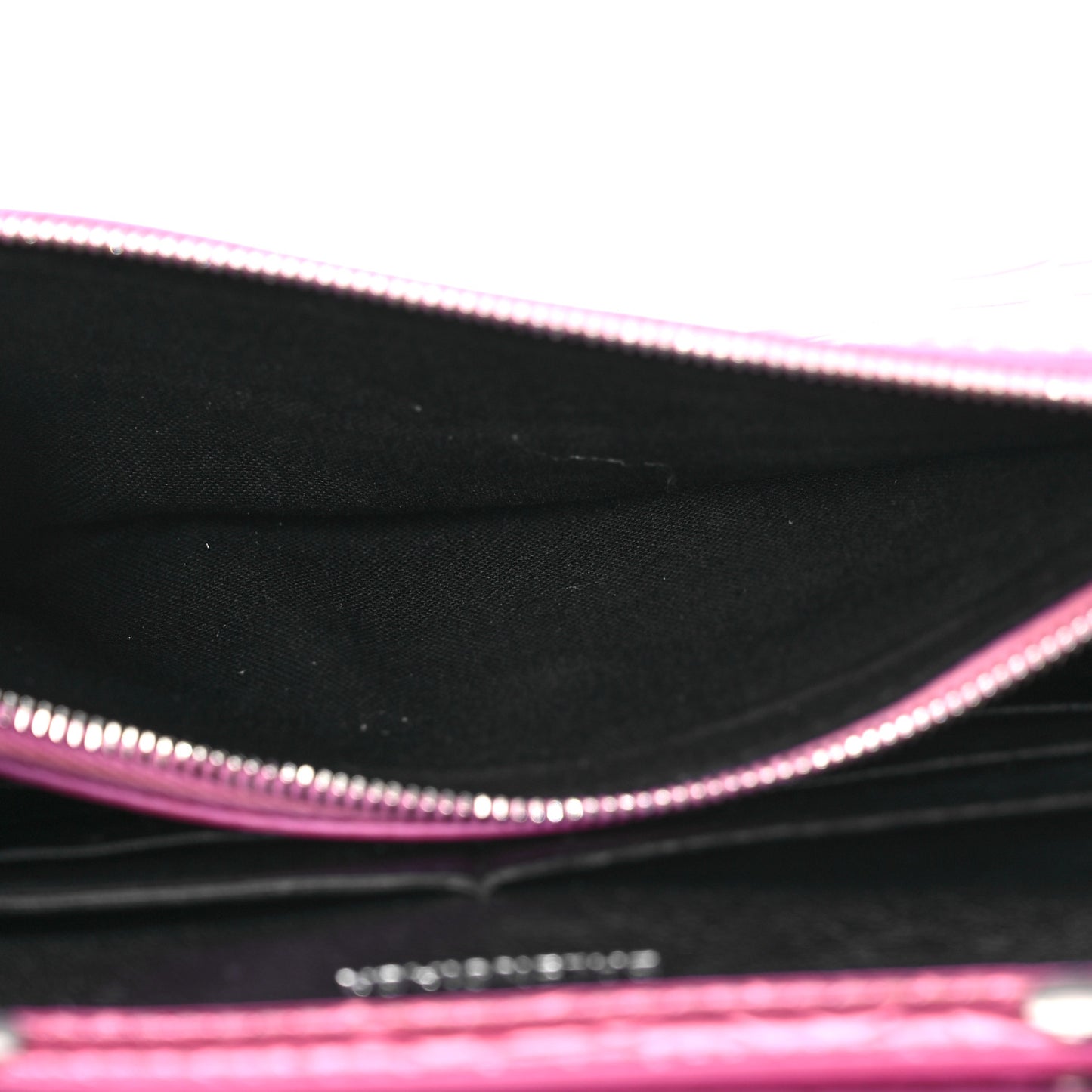 Metallic Shiny Calfskin Crocodile Embossed Hourglass Chain Bag Pink