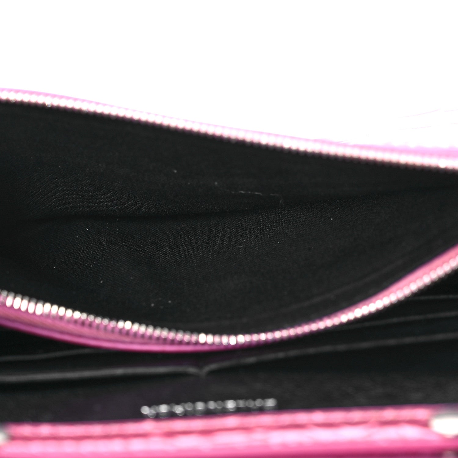 Balenciaga Metallic Shiny Calfskin Crocodile Embossed Hourglass Chain Bag Pink 7 of 18