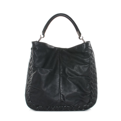 Saint Laurent Leather Large Roady Covered Chain Hobo Black 1 of 8