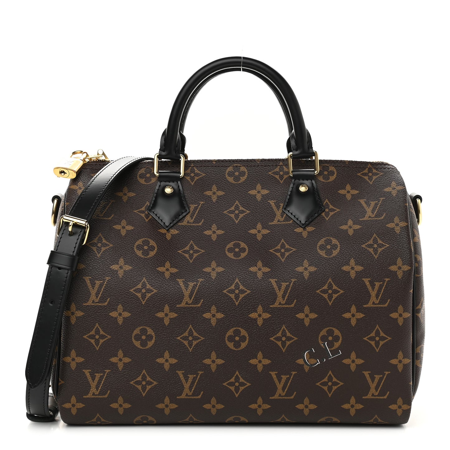 Monogram My World Tour Speedy Bandouliere 30 Black