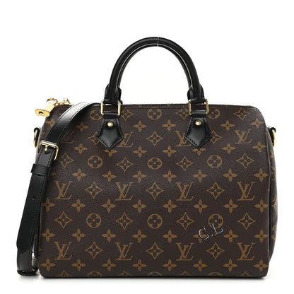 Louis Vuitton Monogram My World Tour Speedy Bandouliere 30 Black 1 of 10