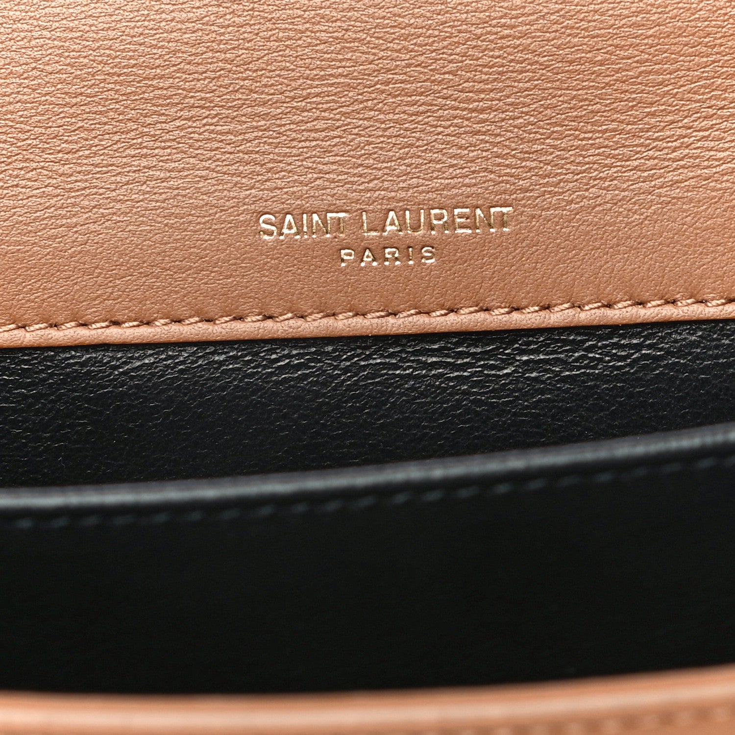 Saint Laurent Suede Smooth Calfskin Monogram Medium Solferino Soft Satchel Cinnamon 6 of 11