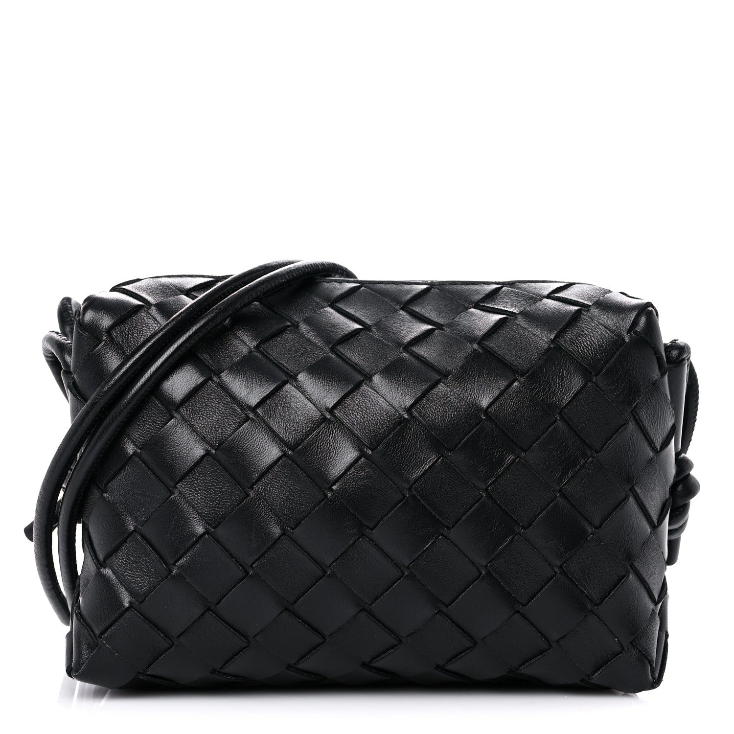 Bottega Veneta Nappa Intrecciato Mini Loop Camera Bag Black 1 of 10