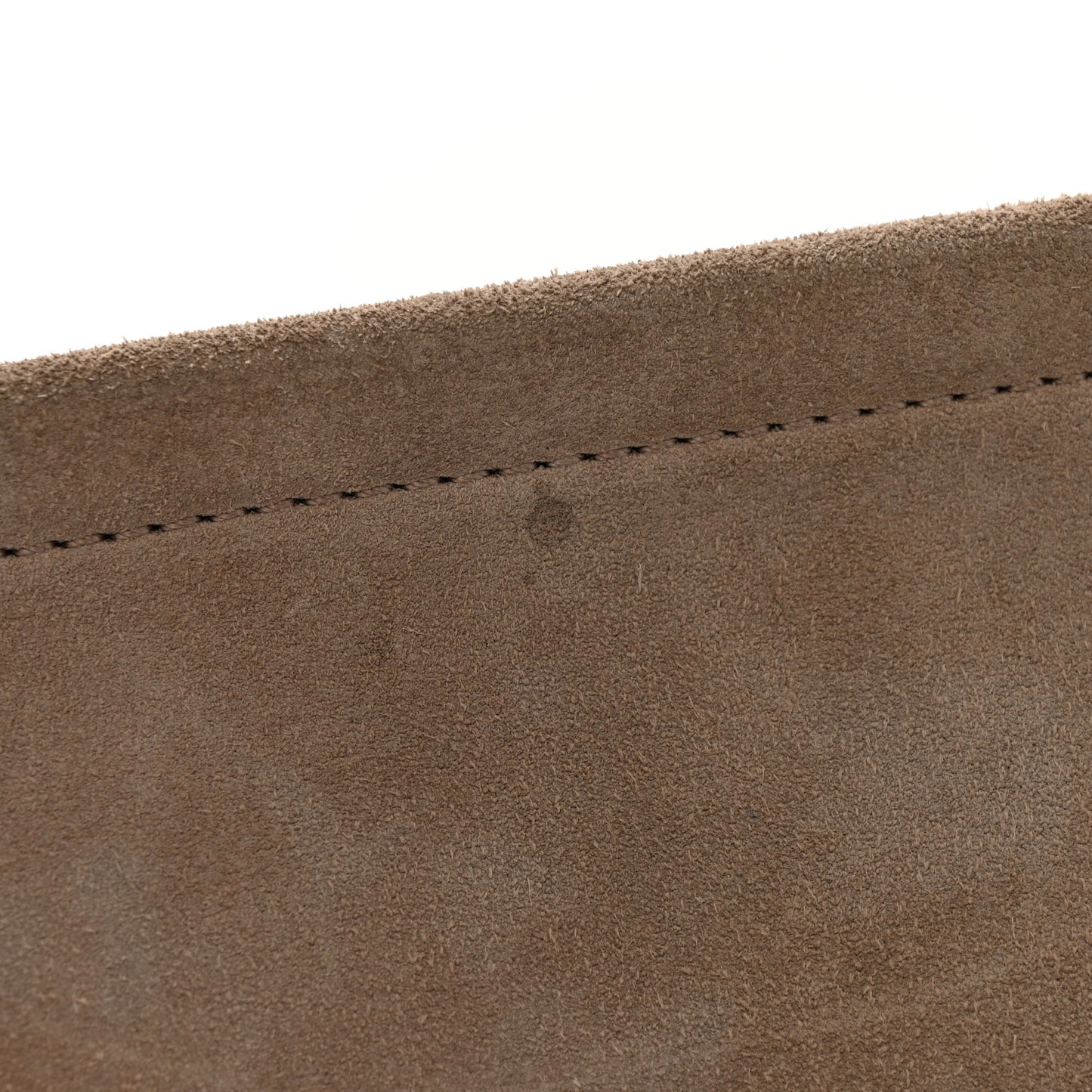 Calfskin Suede Medium Faye Shoulder Bag Motty Grey