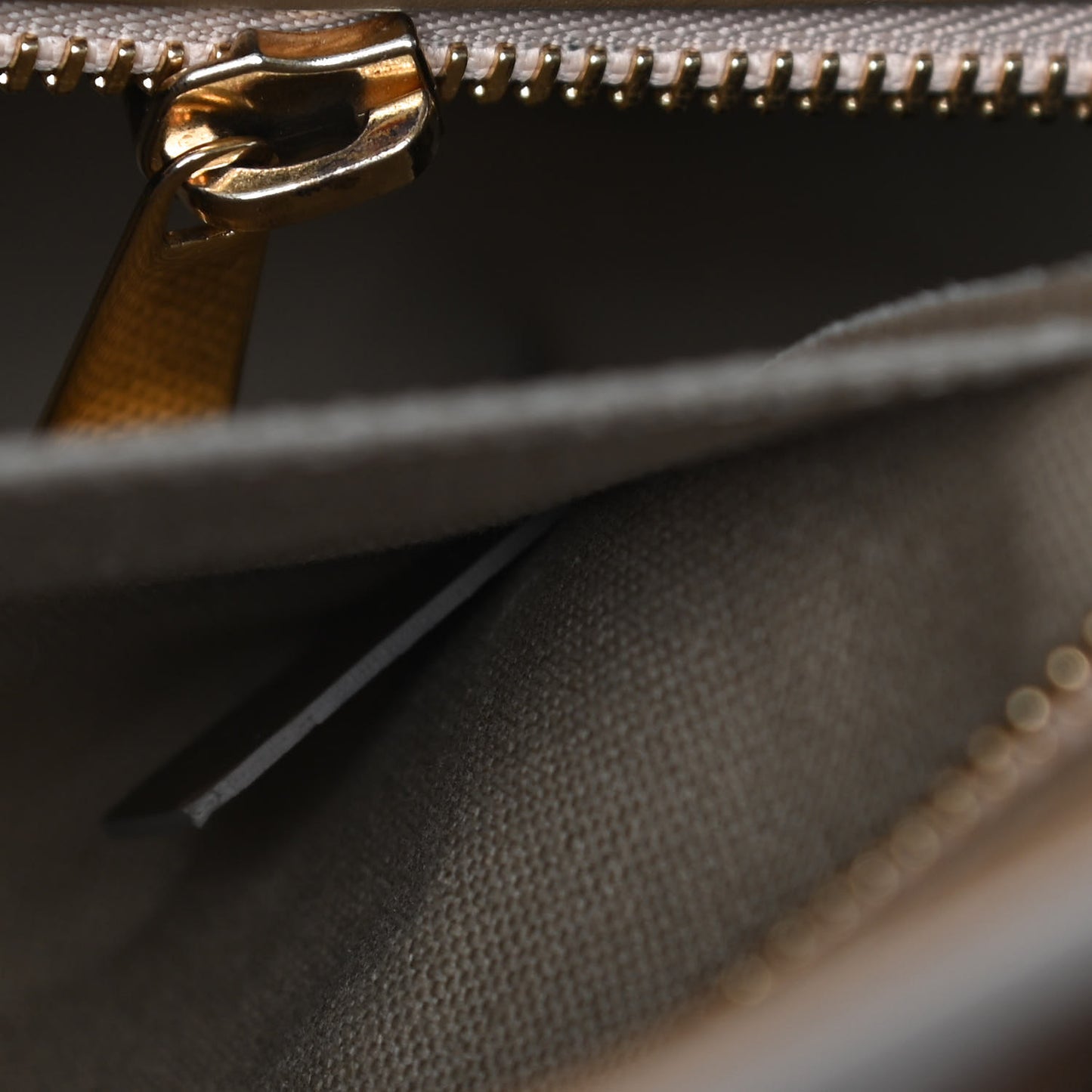 Grained Calfskin Small Cate Satchel Nut