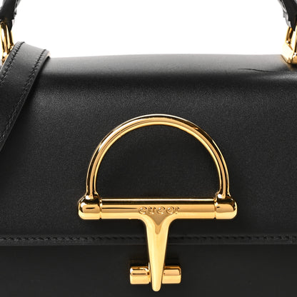 Gucci Calfskin Siena Small Top Handle Bag Black 8 of 10