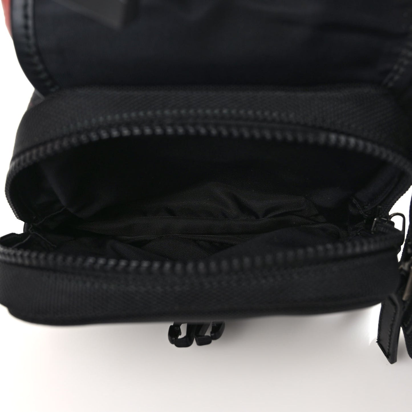 Techno Canvas Web Band Belt Bag Black