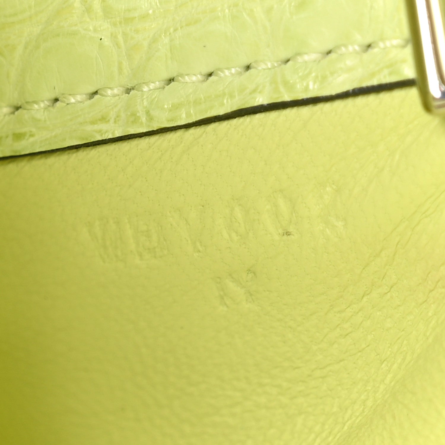 Hermes Matte Alligator Micro Picotin Lock Jaune Bourgeon 7 of 11