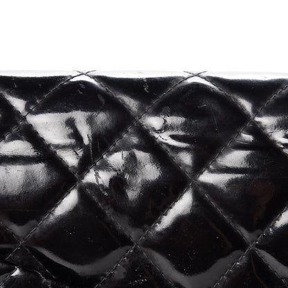 Chanel Patent Quilted Medium Double Flap Black 17 of 18