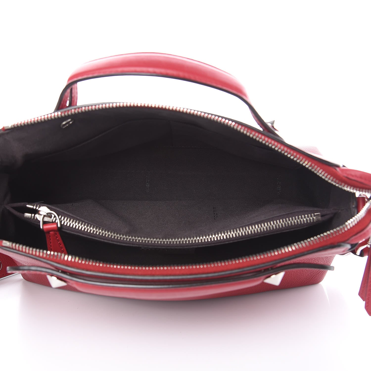 Fendi Vitello Dolce Marmol Medium By The Way Boston Bag Ciliegia 5 of 16