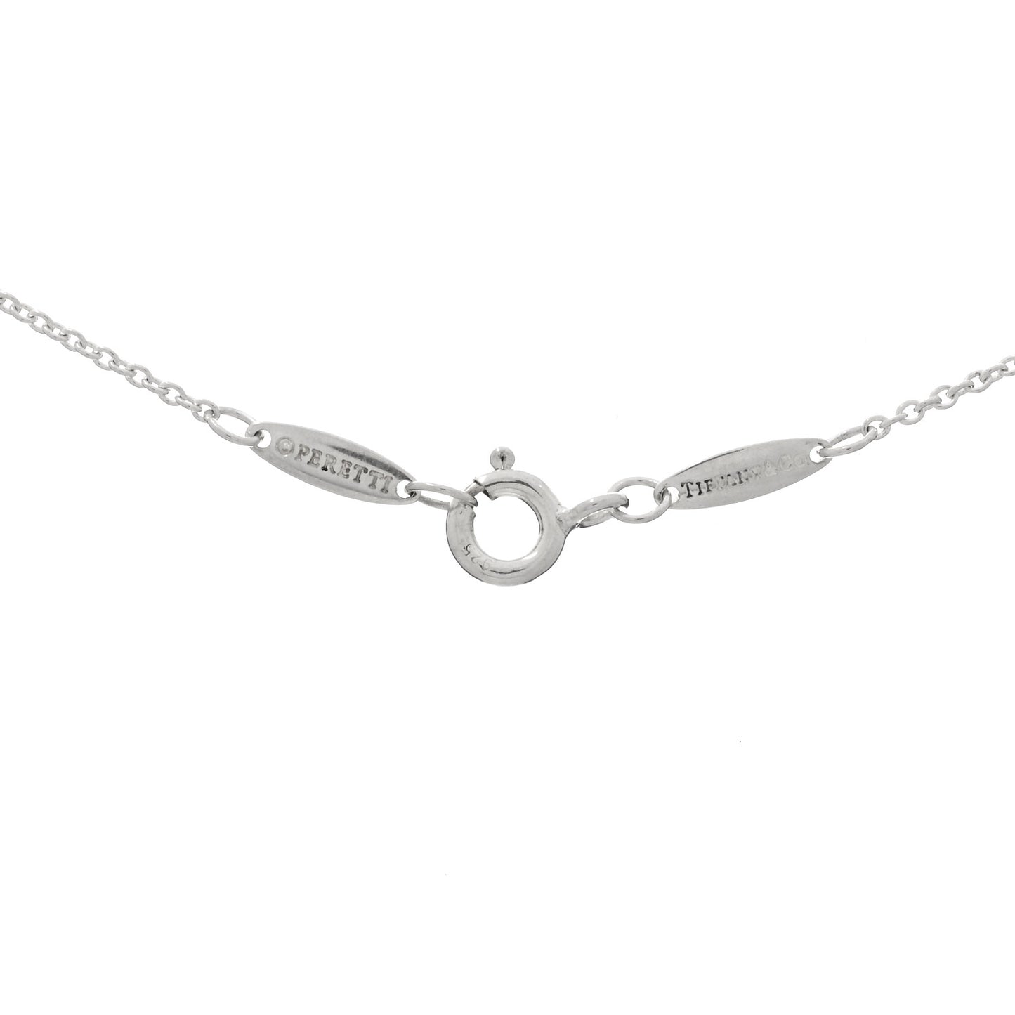 Sterling Silver Tanzanite .07ct Elsa Peretti Color By The Yard Necklace