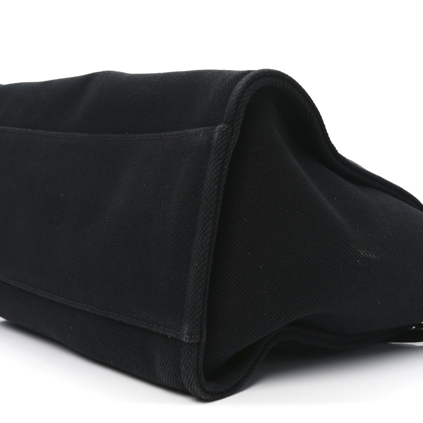 Canvas Pearl Medium Deauville Tote Black