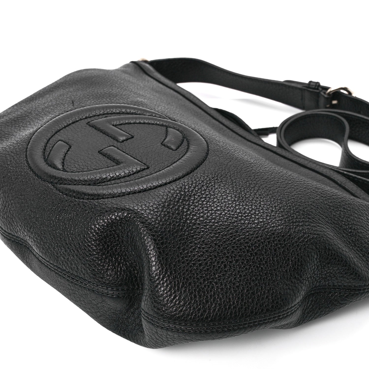 Gucci Pebbled Calfskin Small Soho Hobo Black 12 of 12
