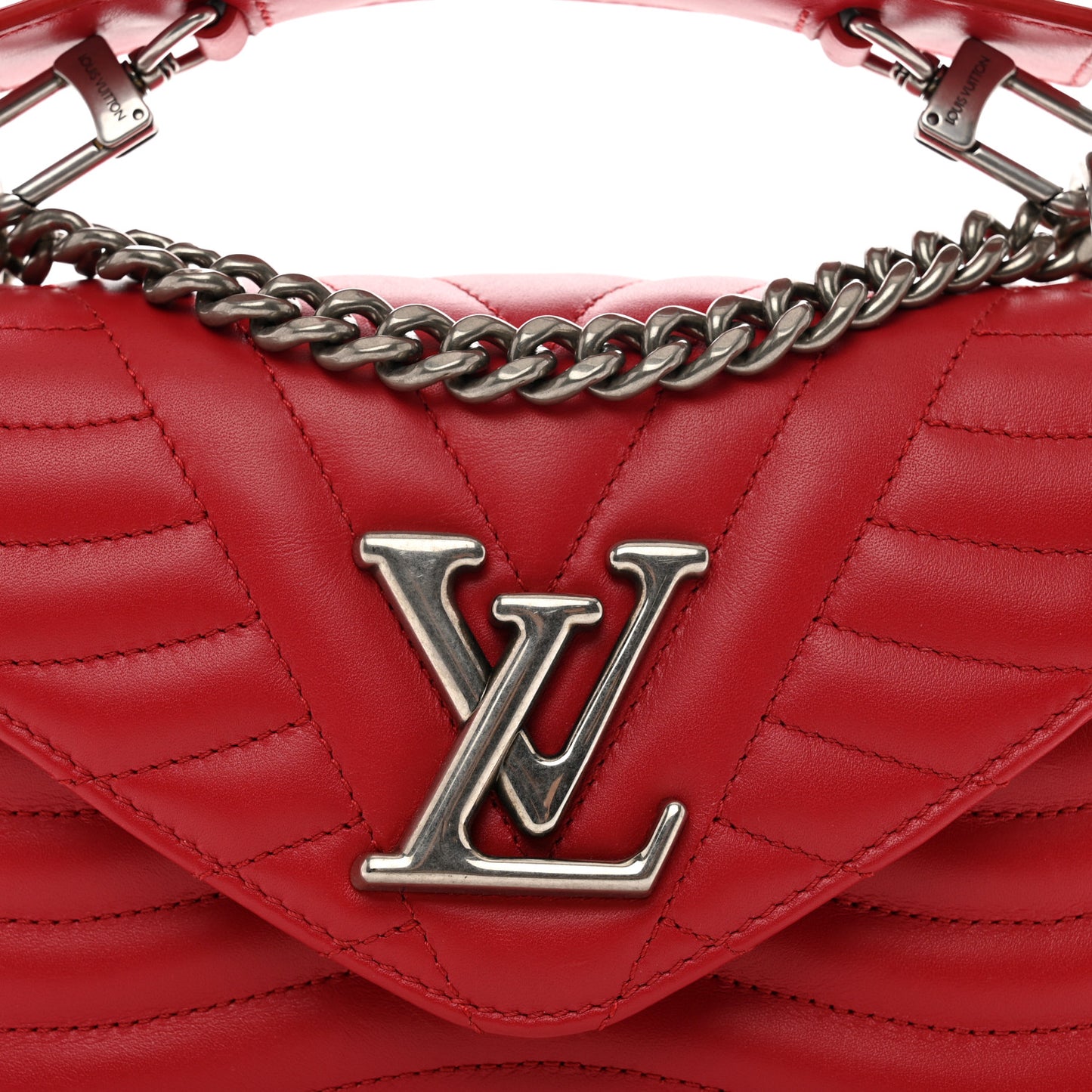 Calfskin New Wave Chain PM Scarlet