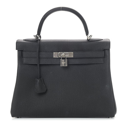 Hermes Togo Kelly Retourne 32 Black 1 of 13