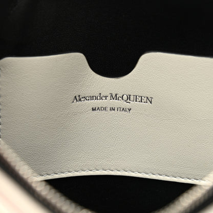 Alexander McQueen Logo Zip Large Wristlet Pouch White Red 6 of 8